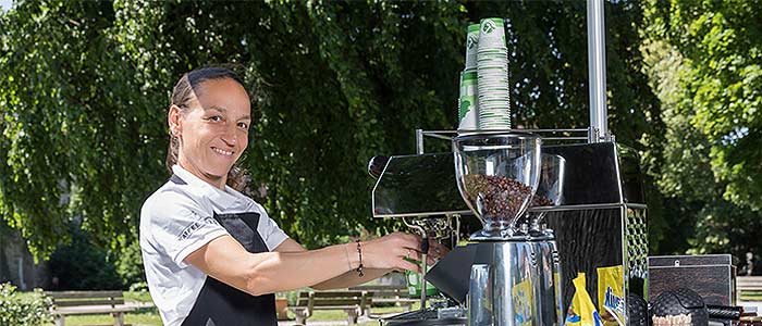 Kristina Innig- Kaffee am Rad